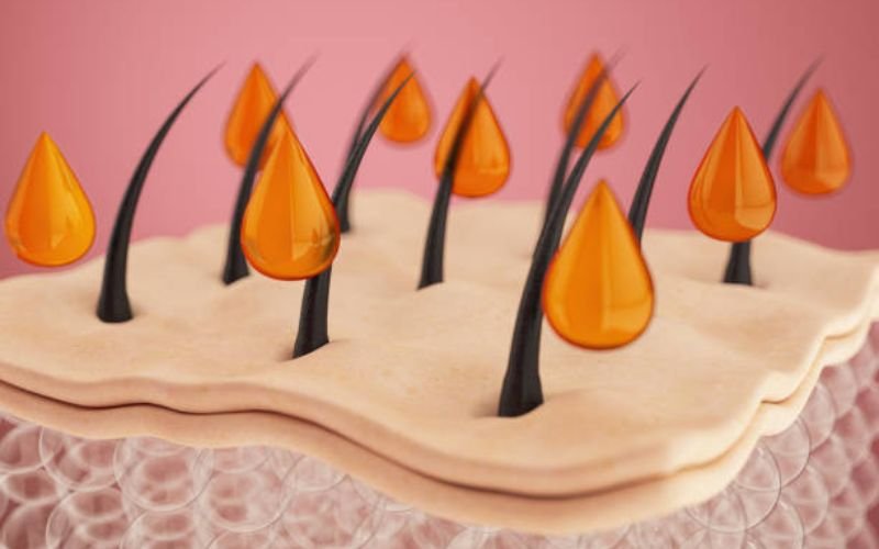 Damaged versus healthy melanin-rich hair strands