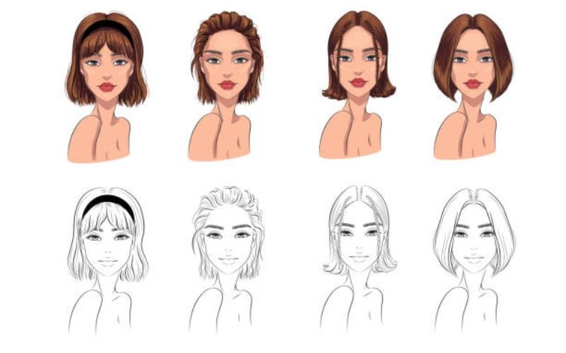 heat-free easy hairstyles for short hair.