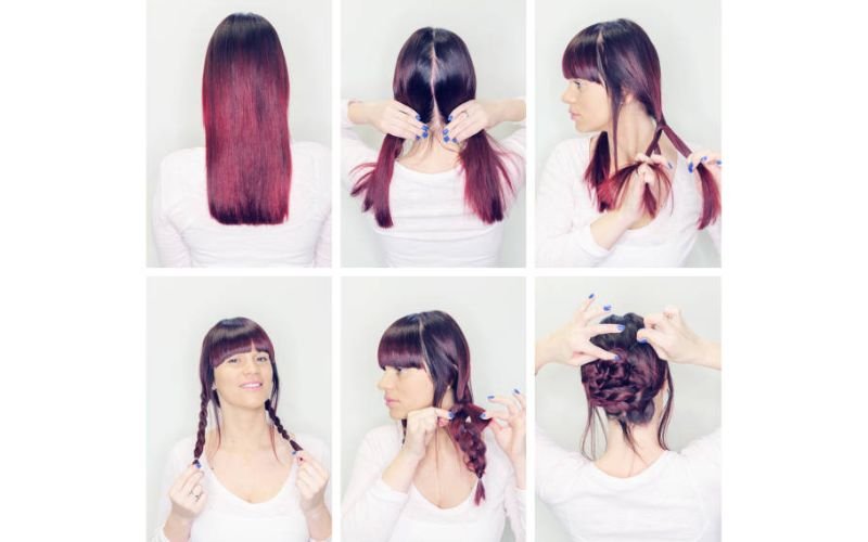 french twist claw clip hairstyle elegant tutorial