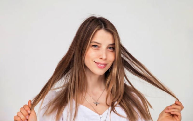 healthy fuller hair after rosemary oil growth routine